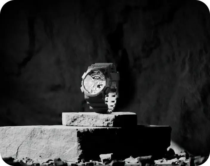 watch on the stone
